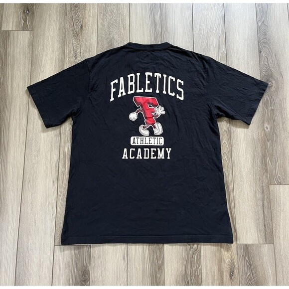 Fabletics The R&R Tee Fabletics Athletic Academy Black Men’s Size Medium - Picture 4 of 8